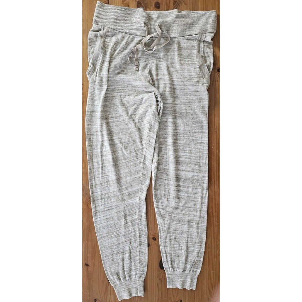 WOMEN'S XL TAN UGG IMOGEN KNIT CAPRI JOGGERS PANTS 1017622